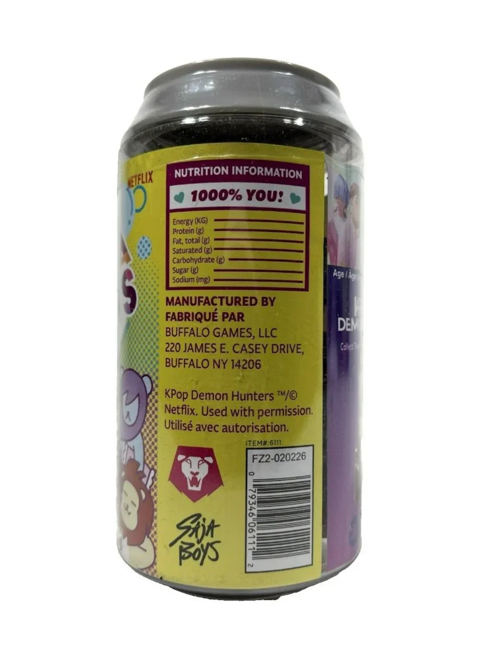 Kpop Demon Hunters Saja Boys Pastel Puzzle In Soda Can 60pc NEW 2026